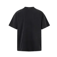 Jiayiku Men's  Summer New American Retro Trendy Brand Motorcycle Tee Structure Split Printed Short-sleeved T-shirt main image 2