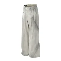 Jiayi Library Men's  New High Street American Waste Earth Wind Inkjet Dirty Dye Casual Pants Men's Straight Wide Leg Pants main image 2