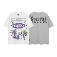 Jiayiku Men's  New Summer American-style Retro Niche Personalized Printed T-shirt Trendy Men's High Weight Short-sleeved T-shirt main image 5