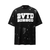 Jiayiku Men's  Summer New West Coast American Hip Hop Brand Tee Graffiti Print Short-sleeved T-shirt For Men main image 1