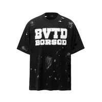 Jiayiku Men's  Summer New West Coast American Hip Hop Brand Tee Graffiti Print Short-sleeved T-shirt For Men sku image 8
