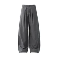 Jiayiku Men's  New American Retro Pendant Machete Dress Pants Men's And Women's Cleanfit Casual Pants sku image 1