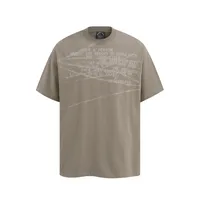 Jiayiku Men's Clothing  Summer American Street Fashion Brand Washed Tee T-shirt Creative Printed T-shirt Short-sleeved Men main image 1