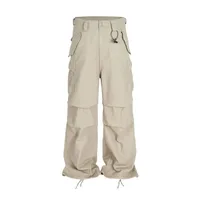 Jiayi Library Men's  Spring High Street American Retro Profile Baggy Overalls Loose Straight Casual Pants main image 1