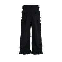 Jiayi Library Men's  Spring High Street American Retro Profile Baggy Overalls Loose Straight Casual Pants main image 4