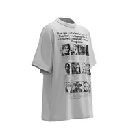 Jiayiku Men's  Summer American Street Hip Hop Fashion Brand Tee Culture Shirt Creative Character Printed T-shirt Men main image 2