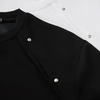 Jiayiku Men's  Summer New American Street Fashion Brand Rivet Design Solid Color All-match Short-sleeved T-shirt For Men main image 4