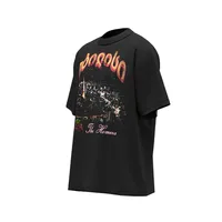 Jiayiku Men's  Summer New American Street Fashion Brand Washed Tee T-shirt Creative Printed T-shirt For Men main image 2