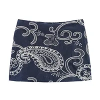 European Style Embroidered Short Vest Top And Skirt Pants Set Women's Fashion Casual Outfit High Street Style No Sleeve main image 5