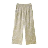 European Style Beaded Embroidered Waist-Cinching Top With Pants Set Fashionable Casual Outfit For Women Without Sleeves sku image 2