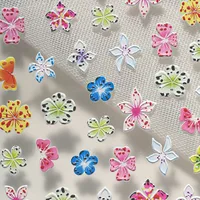 Cute Luxurious Flower Nail Stickers Nail Decoration Accessories main image 7