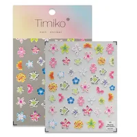Cute Luxurious Flower Nail Stickers Nail Decoration Accessories main image 10