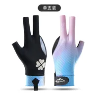 Four Leaf Clover Lines Spandex Polyester Billiard Gloves sku image 1
