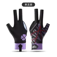 Four Leaf Clover Lines Spandex Polyester Billiard Gloves sku image 7