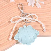 Shell Conch Pearl Tassel Keychain Europe And The United States  New Ocean Wind Bag Car Key Pendant Wholesale sku image 3