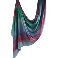 Hot Sale Silk Printed Turban Ethnic Shawl High Grade Marble Printed Ethnic Scarf Shawl sku image 37