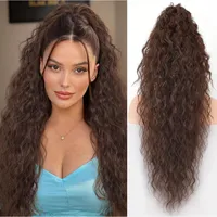 Women's Long Curls Wig Tail Hair Accessories Cornrows Hair Extensions Clip Elegant Casual Party Home Use Heat Silk main image 5