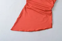 Women's Trendy Casual Comfortable Strapless Top Slant Hem Short Style Polyester Fabric Travel And Date Suitable High Street Style main image 7