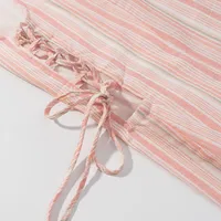 Elegant Striped Dress Women's Fashionable New Style Spring Essential Casual High Street Round Neck Sleeveless Knee-High main image 10