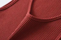 Ladies Basic Style Dress Suitable For Various Occasions Simple And Elegant Design Pure Color Weekend And Lawn Polyester Fabric Sleeveless Knee-Length Casual And Holiday Style Summer Regular Fit Slim Waist Mid Waist main image 9