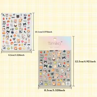 Cartoon Style New Style Pastoral Animal Fruit Cat Nail Stickers Nail Sticker main image 2