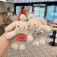 1 Piece Cartoon Style Cute Rabbit Plush Unisex Bag Pendant Keychain main image 1