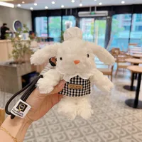 1 Piece Cartoon Style Cute Rabbit Plush Unisex Bag Pendant Keychain main image 2