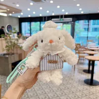 1 Piece Cartoon Style Cute Rabbit Plush Unisex Bag Pendant Keychain main image 3