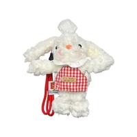 1 Piece Cartoon Style Cute Rabbit Plush Unisex Bag Pendant Keychain main image 4