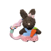 1 Piece Cartoon Style Cute Rabbit Plush Unisex Bag Pendant Keychain main image 5