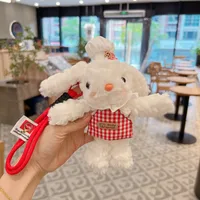 1 Piece Cartoon Style Cute Rabbit Plush Unisex Bag Pendant Keychain sku image 2