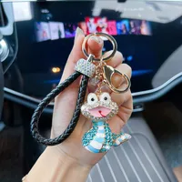 1 Piece Glam Classic Style Snake Metal Unisex Bag Pendant Keychain main image 3