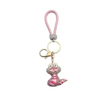 1 Piece Glam Classic Style Snake Metal Unisex Bag Pendant Keychain main image 4