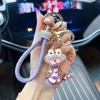 1 Piece Glam Classic Style Snake Metal Unisex Bag Pendant Keychain sku image 1