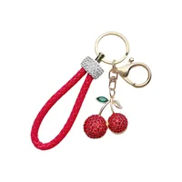 1 Piece Cute Cherry Zinc Alloy Unisex Bag Pendant Keychain main image 3