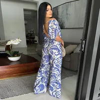 Women's Casual Daily Sexy Streetwear Plant Full Length Jumpsuits main image 3