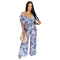 Women's Casual Daily Sexy Streetwear Plant Full Length Jumpsuits sku image 2