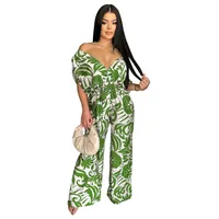 Women's Casual Daily Sexy Streetwear Plant Full Length Jumpsuits sku image 8