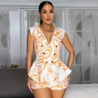 Holiday Daily Women's Streetwear Geometric Polyester Shorts Co-ord Set Shorts Sets main image 5