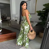 Women's Holiday Daily Bohemian Streetwear Geometric Full Length Jumpsuits main image 4
