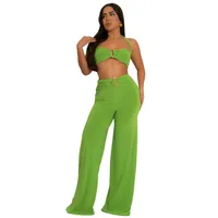 Tea Party Street Women's Sexy Streetwear Solid Color Polyester Pant Co-ord Set Shorts Sets main image 4