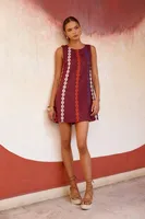 Women's One-Step Skirt Casual Simple Style Round Neck Sleeveless Solid Color Above Knee Holiday Daily sku image 10