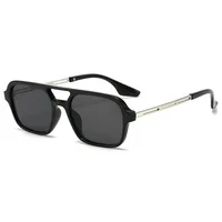 New  Double Beam Aviator Sunglasses Women's Online Red Sunglasses Travel Fashion Wear Men's New Sunglasses sku image 1