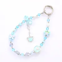 1 Piece Elegant Lady Star Butterfly Beaded Beaded Bag Pendant Mobile Phone Chain Keychain main image 5