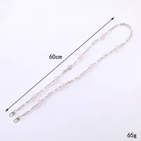 1 Piece Elegant Lady Geometric Beaded Beaded Bag Pendant Mobile Phone Chain Keychain main image 2