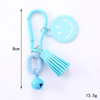 1 Piece Elegant Basic Lady Smiley Face Metal Unisex Bag Pendant Keychain main image 2