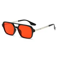 New  Double Beam Aviator Sunglasses Women's Online Red Sunglasses Travel Fashion Wear Men's New Sunglasses sku image 3