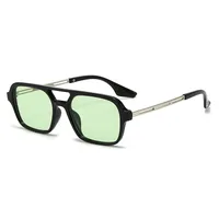 New  Double Beam Aviator Sunglasses Women's Online Red Sunglasses Travel Fashion Wear Men's New Sunglasses sku image 5