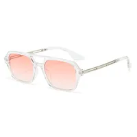 New  Double Beam Aviator Sunglasses Women's Online Red Sunglasses Travel Fashion Wear Men's New Sunglasses sku image 11