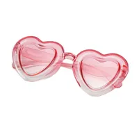Children's Love Sunglasses Candy Color Peach Heart Children's Sunglasses Peng Balls Baby Glasses SUNGLASSES main image 5